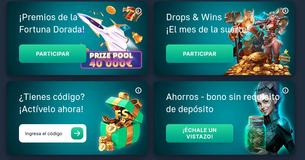 7Slots bonificaciones y promociones